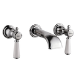 Wall Mounted Chrome Basin Mixer Tap - Helston