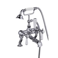 ONLY OPENED - Helston Bath Shower Mixer - Chrome