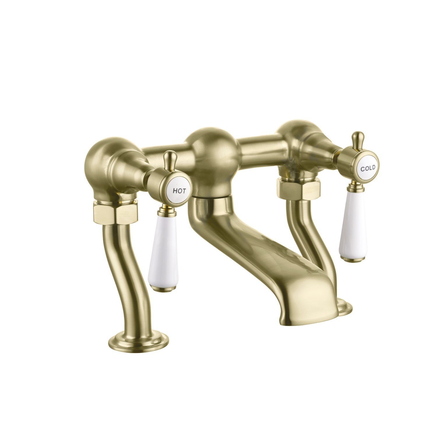 Gold Bath Mixer Tap - Helston