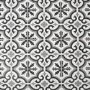 Black & White Moroccan Tile Effect Wallpaper - Contour Antibac