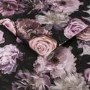 Black & Pink Floral Wallpaper - Easy Super Fresco