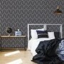 Navy & Gold Art Deco Wallpaper - Easy Superfresco
