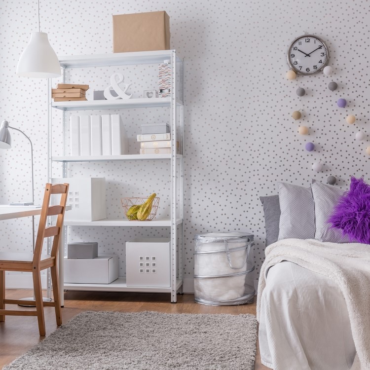 Rose Gold & White Confetti Wallpaper - Easy Superfresco