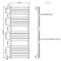 ALMOST PERFECT - Black Towel Radiator 1600 x 600mm - Tundra