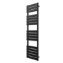 GRADE A2 - Black Heated Towel Rail Radiator 1600 x 600mm - Tundra