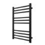 Black Heated Towel Rail Radiator 800 x 600mm - Sahara