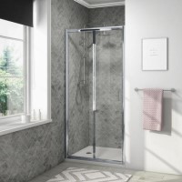 GRADE A1 - 900mm Bi- Fold Shower Door- Lyra