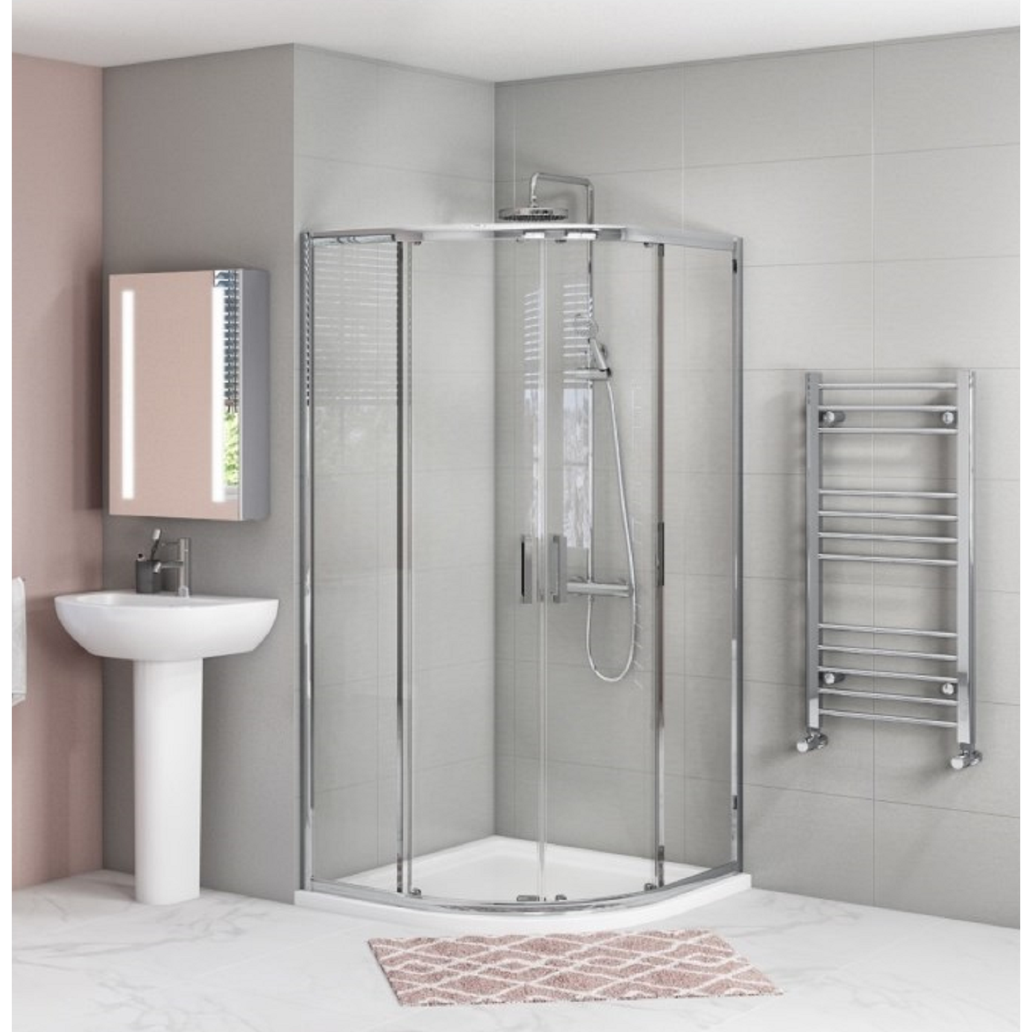 800mm Quadrant Shower Enclosure- Carina