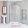 GRADE A1 - 1000x900 Offset Quadrant Shower Enclosure- Carina