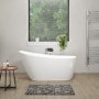 Freestanding Single Ended Slipper Bath 1520 x 710mm - Design