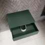GRADE A2 - 600mm Green Wall Hung Countertop Shelves - Lugo