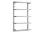 Chrome 5 tier wall mounted towel rack