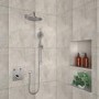 ONLY OPENED - Chrome Push Button 2 Function Shower - Vance