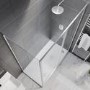 ALMOST PERFECT - 1700x700mm Stone Resin Rectangular Shower Tray - Pearl     