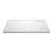 1100x800mm Stone Resin Rectangular Shower Tray - Pearl