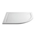 A1/BeBa_28347 ONLY OPENED - Offset Quadrant resin white shower tray 900 x 760 QUAD RH