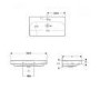 GRADE A1 - Square Wall Hung Basin 500mm - Andros