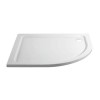 1200x800mm Stone Resin Right Hand Offset Quadrant Shower Tray&#160; - Pearl