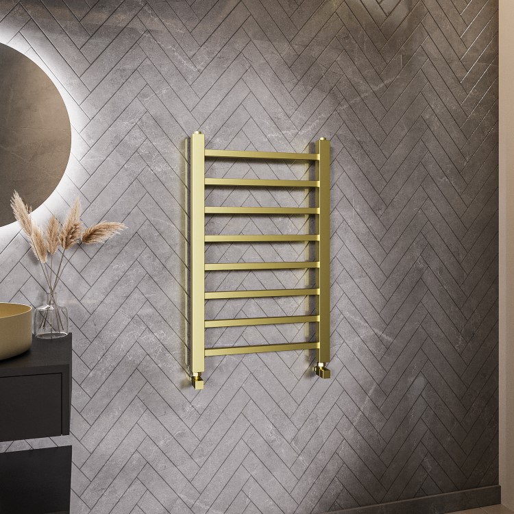 GRADE A2 - Brass Towel Radiator 800 x 500mm - Sonoran