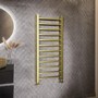 GRADE A2 - Brass Towel Radiator 1200 x 500mm - Sonoran