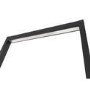 Black Outdoor Shower with Wood Effect Base - Zen
