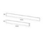 95mm High Riser Kit Pack for 1300-1700mm Width Shower Trays - White