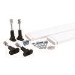 100mm High  Riser Kit Pack for Offset Quadrant Shower Tray - White