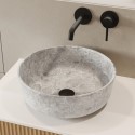 BeBa_28631 Stone Effect Round Countertop Basin 415mm - Torres