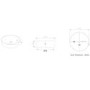 Stone Effect Round Countertop Basin 415mm - Torres