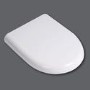 Micro Soft Close White Toilet Seat