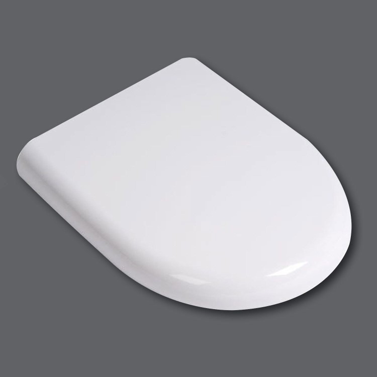 Micro Soft Close White Toilet Seat