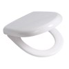 GRADE A1 - Micro Soft Close White Toilet Seat