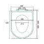 Micro Soft Close White Toilet Seat
