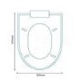 Veneto Soft Close White Toilet Seat