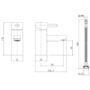 Chrome Mono Basin Mixer Tap - Form