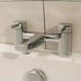 Chrome Bath and Basin Tap Set - Form