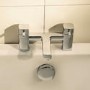 Chrome Bath and Basin Tap Set - Form