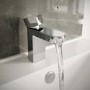 Chrome Bath and Basin Tap Set - Como