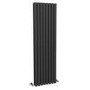 Nevada Beta Heat 1600 x 480mm Double Oval Panel Anthracite Vertical Radiator