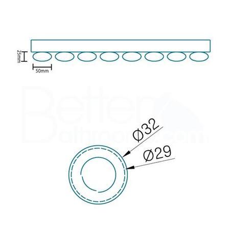 Nevada Beta Heat Single Panel Chrome Radiator - 1600 x 480mm