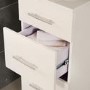 Windsor 350mm Floor Standing Storage Unit - White 3 Drawer Unit