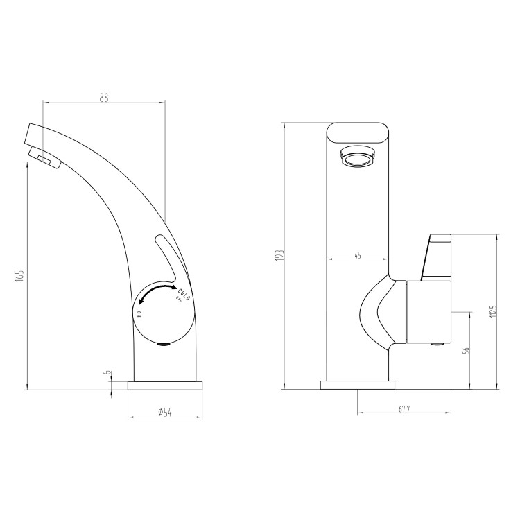 Basin Mixer Tap - Thea Range