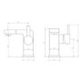 Basin Mixer Tap - Andra Range