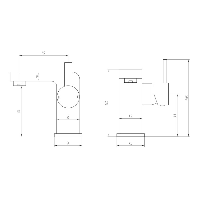 Basin Mixer Tap - Andra Range
