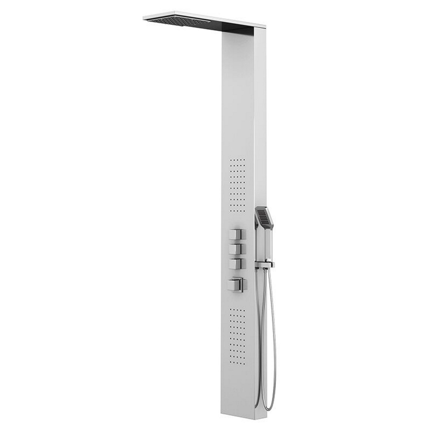 Steel Thermostatic Shower Tower Panel Aspire Range BeBa_9006