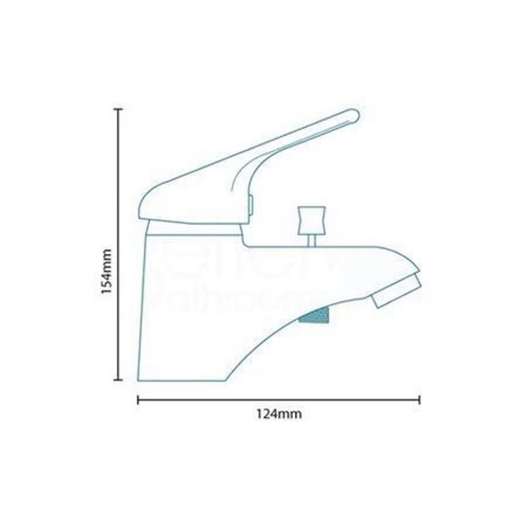 Bath Shower Mixer - Lo Range