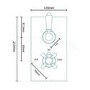 Traditional Concealed Dual Control Shower Valve