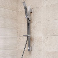 Quadro Square Slide Shower Rail Kit