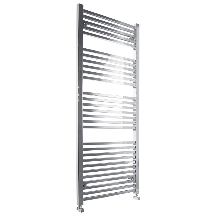 Beta Heat 1600 x 600mm Square Chrome Heated Towel Rail