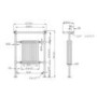 Traditional Bathroom Heated Towel Rail Radiator - 963 x 637mm